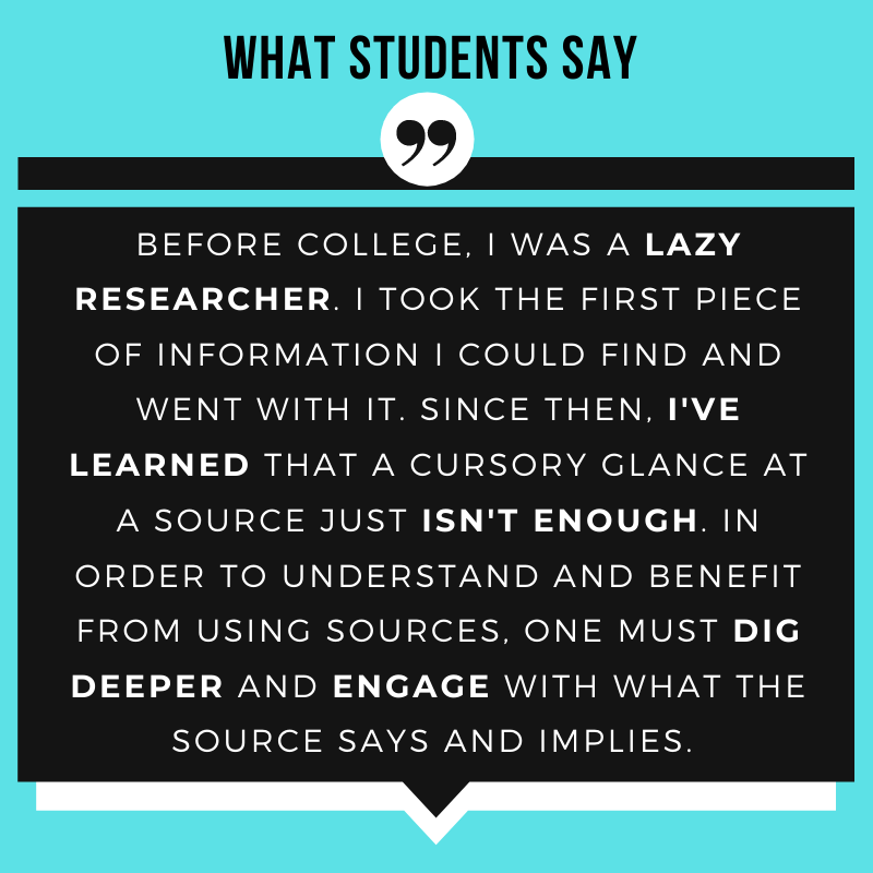 What Students Say