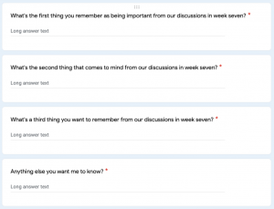 This is a screenshot of questions posed to students.